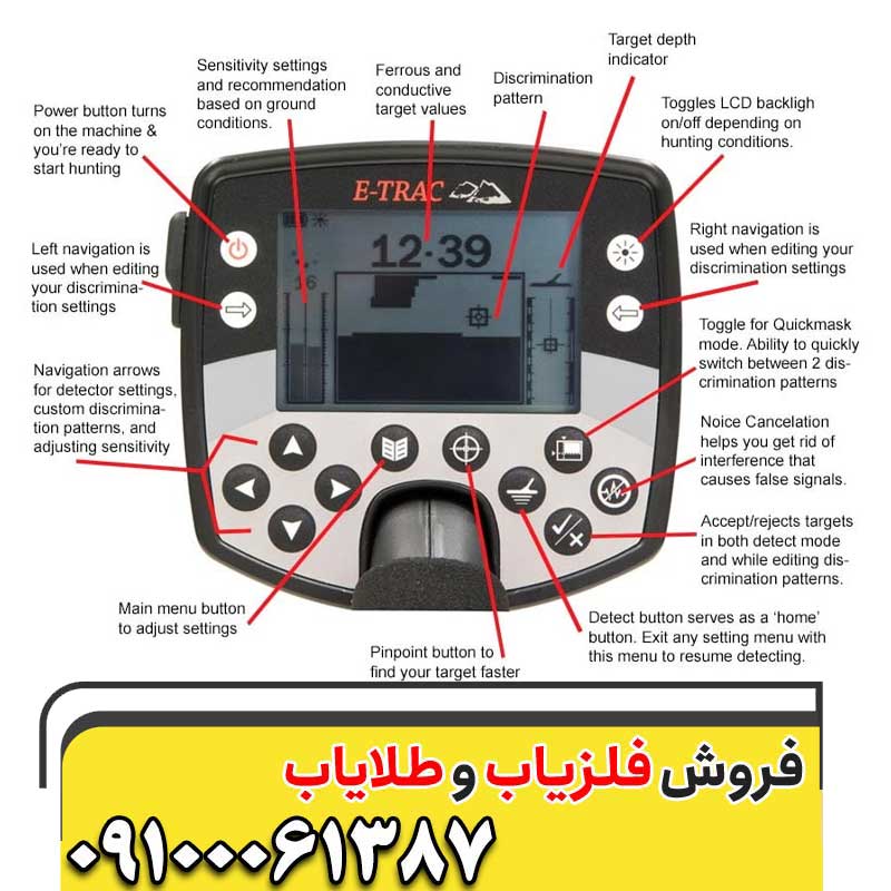 مهمترین تنظیمات دستگاه فلزیاب09100061387
